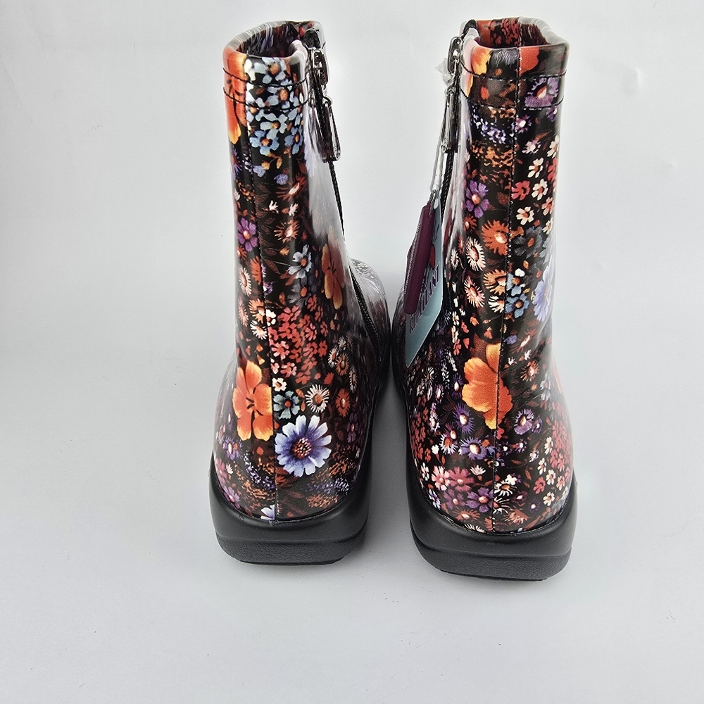 Alegria Floral Rain Boots Size 37 RAI - Picture 4 of 16